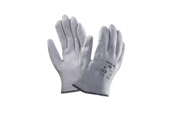 Guanti Da Lavoro In Poliestere Con Rivestimento In Schiuma Nitrile, Leggeri E Traspiranti - Grigio, Taglia L